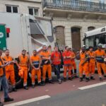 Des tonnes de déchets collectées à Lille après la braderie du week-end.