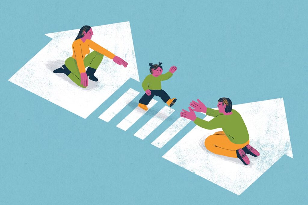Garde partagée : des parents témoignent de leur évolution personnelle et familiale.