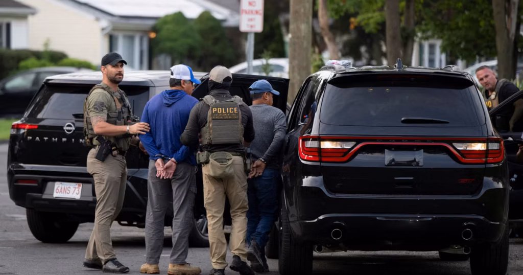 Record d’arrestations et d’expulsions d’immigrés aux États-Unis en 2023.