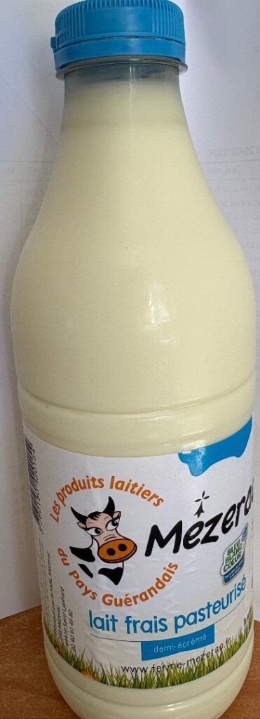 Rappel Consommateur – Détail lait entier et demi-écrémé MEZERAC