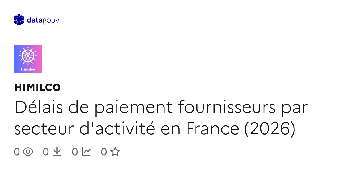Délais de paiement des fournisseurs par secteur d’activité en France en 2026.