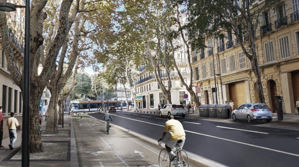 Marseille : début des travaux de transformation sur le grand boulevard de la ville.