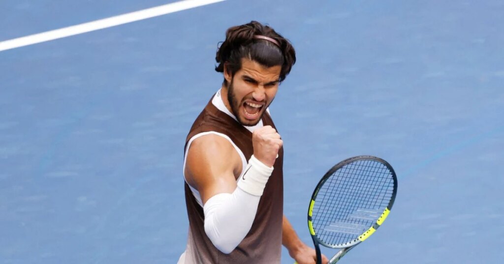 Alcaraz remporte son match contre Paul et accède aux quarts de finale de l’US Open.