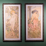 Exposition immersive à Lyon : l&rsquo;œuvre de Mucha révélée au public.