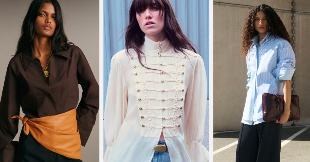 15 chemises et blouses à acheter pour améliorer l’uniforme d’automne des employés en entreprise