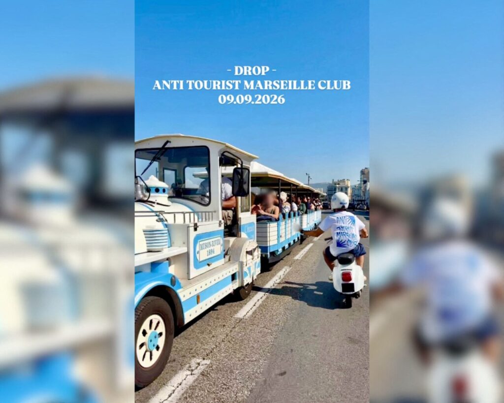 Un artiste marseillais crée un t-shirt anti-touristes : « Nous ne sommes pas les bienvenus ? »