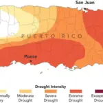 Drought affects 44% of Puerto Rico, raising concerns over water supply and agriculture.