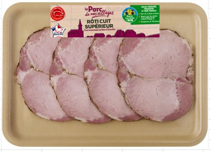 Rappel Consommateur – Détail Rôti de porc cuit supérieur Porc de Nos Villages