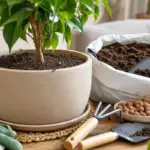 Changement de terreau : une méthode efficace pour éliminer les fourmis des plantes.