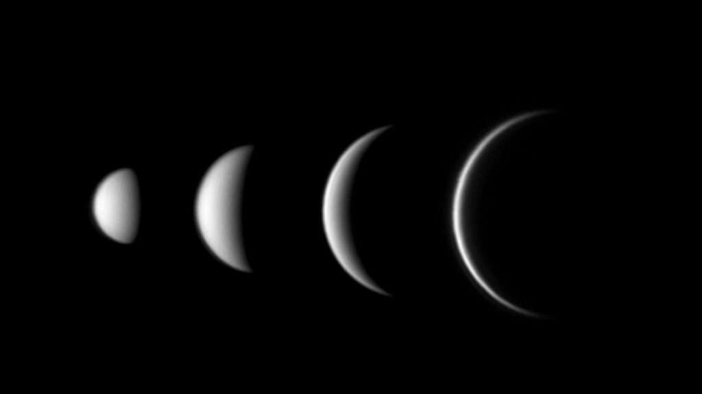 Vénus devient un croissant plus fin, modifiant les observations astronomiques.