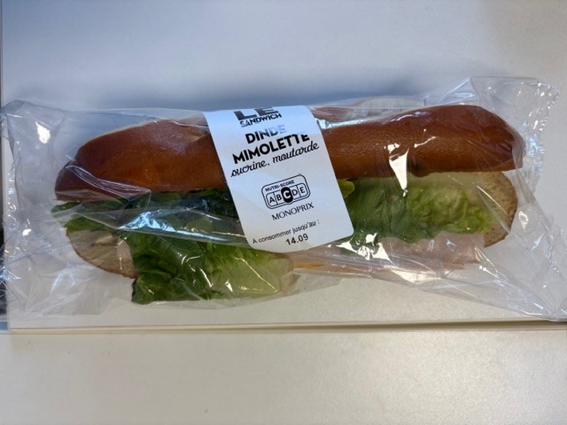 SANDWICH MORICETTE DINDE MIMOLETTE 205G