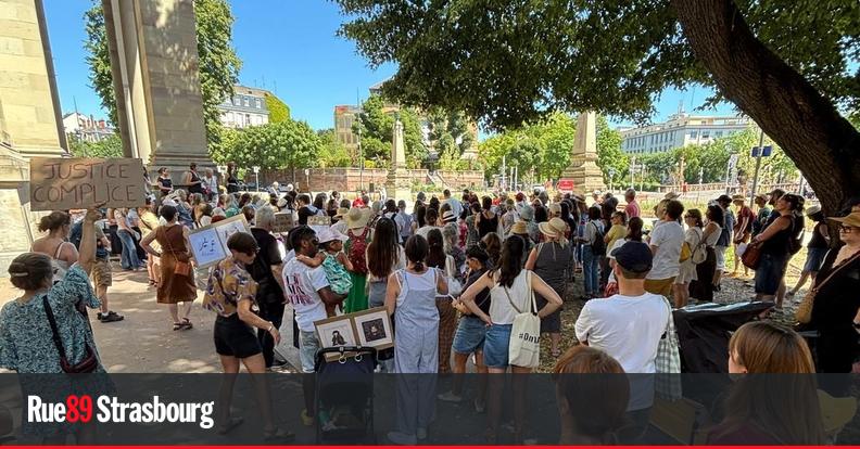 Manifestation à Strasbourg pour soutenir la loi intégrale contre les violences sexuelles