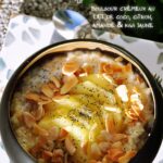 Boulgour crémeux au lait de coco et kiwi jaune : une recette saine et originale.