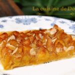 Tarte aux mirabelles et amande : une spécialité culinaire de la région Grand Est.