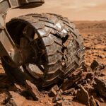 Les roues de Curiosity endommagées par des cailloux sur Mars dès sa première année.