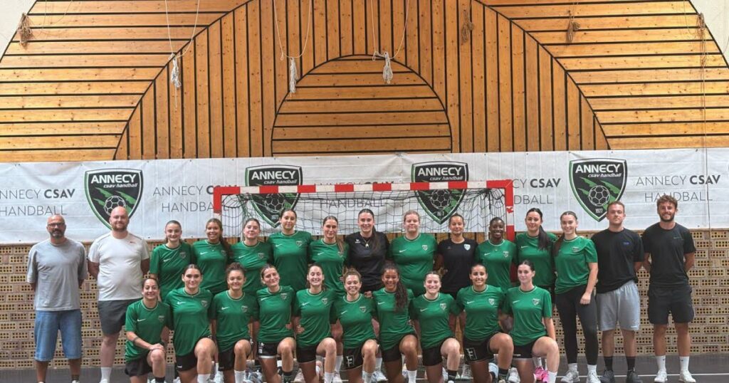 Nouveau coach et effectif remodelé pour le handball féminin d’Annecy-le-Vieux en Nationale 1