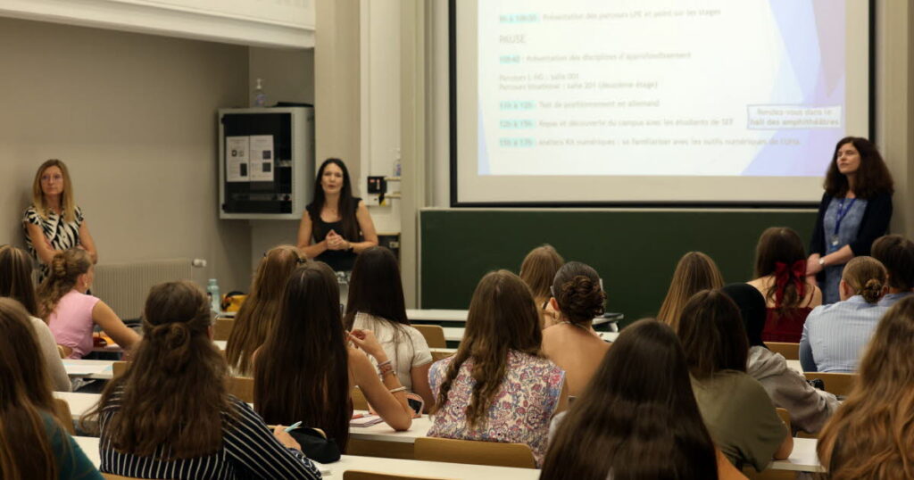 Rentrée des futurs professeurs des écoles à l’UHA : un choix soutenu par l’institution.