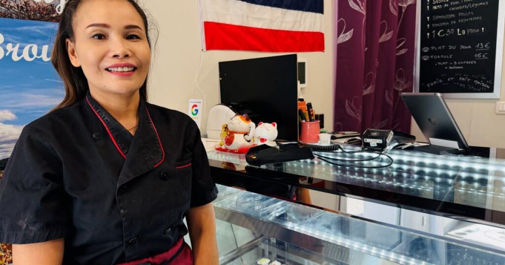 Rouverture du distributeur de sushis dans un village du Beaujolais après des dégradations.