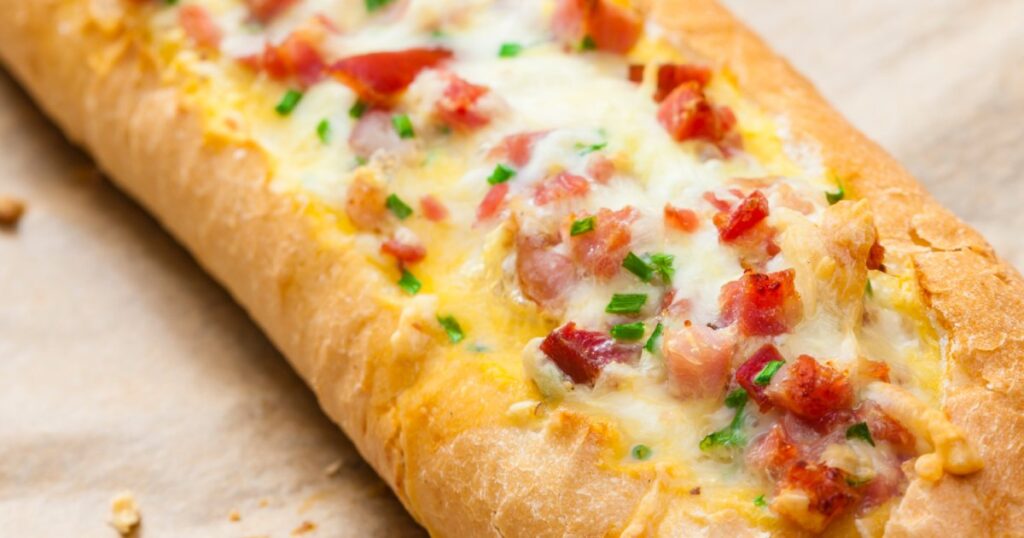 Recette de quiche lorraine à base de baguette rassis pour une cuisine économique