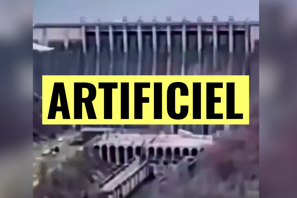 Une vidéo prétend montrer la cause des inondations récentes dans l’Himalaya.