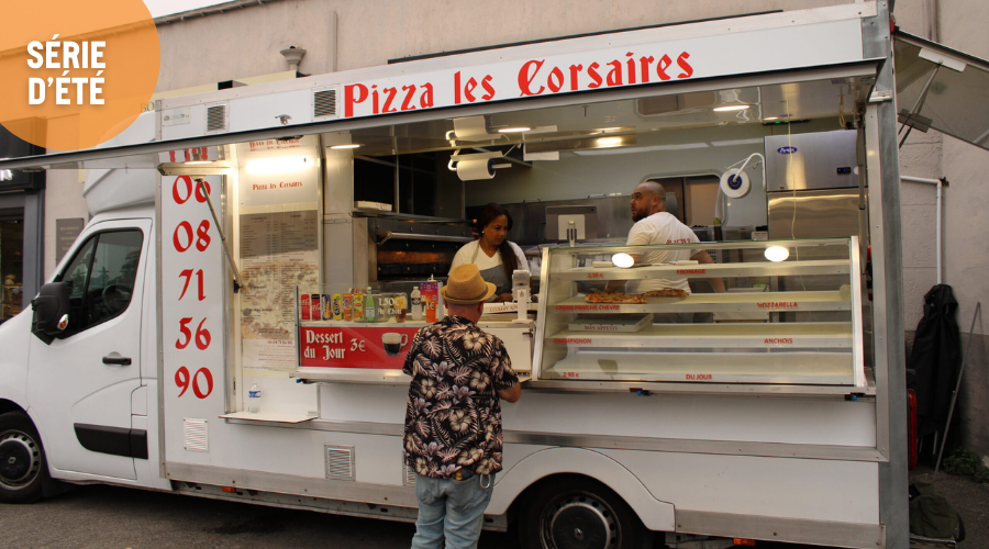 Sainte-Anne : Le camion-pizza de Ben et Mara propose des échanges autour de la cuisson.