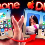 Apple présente l&rsquo;iPhone Duo en vidéo, soulignant la pliure de son smartphone pliant.